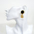 CC Logo Clip-On Earrings Metal Gold-Tone Metal