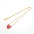 Cross Heart Pendant Necklace 18K Yellow Gold