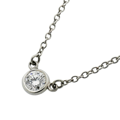 Elsa Peretti Diamonds By The Yard Pendant Necklace Platinum and Diamond