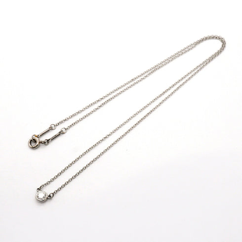 Elsa Peretti Diamonds By The Yard Pendant Necklace Platinum and Diamond