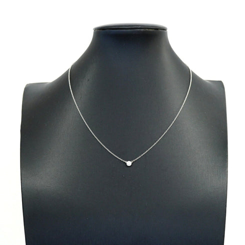Elsa Peretti Diamonds By The Yard Pendant Necklace Platinum and Diamond