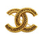 CC Logo Brooch Metal