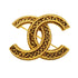 CC Logo Brooch Metal
