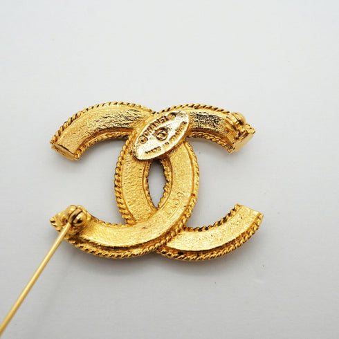 CC Logo Brooch Metal