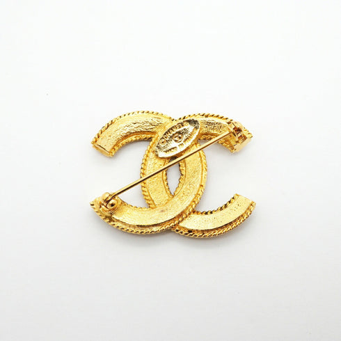 CC Logo Brooch Metal