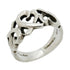 Triple Loving Heart Ring Sterling Silver