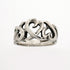 Triple Loving Heart Ring Sterling Silver