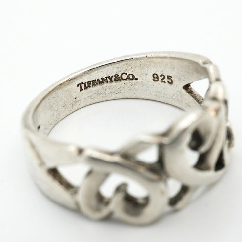 Triple Loving Heart Ring Sterling Silver