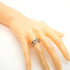 Triple Loving Heart Ring Sterling Silver