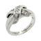 Signature Ring 18K White Gold and Diamond