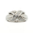 Signature Ring 18K White Gold and Diamond