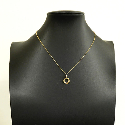 Trinity Pendant Necklace 18K Tricolor Gold