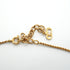 Pendant Necklace Gold and Rhinestone