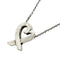 Loving Heart Pendant Necklace Sterling Silver