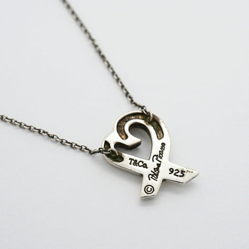 Loving Heart Pendant Necklace Sterling Silver