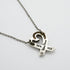 Loving Heart Pendant Necklace Sterling Silver
