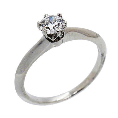 Solitaire Ring Platinum with Diamond