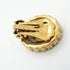 Rhinestone Clip-On Earrings Gold and Rhinestone