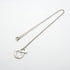 Stencil Heart Pendant Necklace Sterling Silver