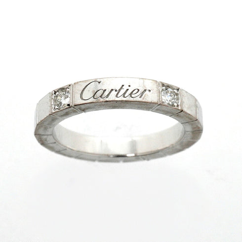Lanieres Ring 18K White Gold with Diamond