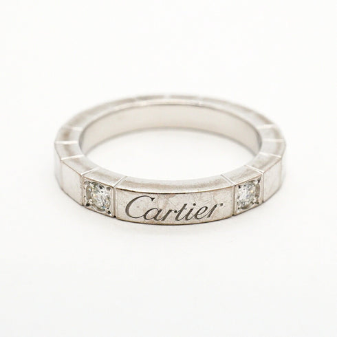 Lanieres Ring 18K White Gold with Diamond