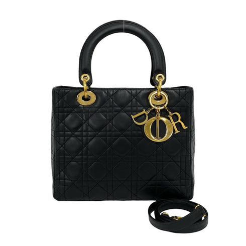 Lady Dior Bag Cannage Quilt Lambskin Medium