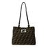 Vintage Shoulder Bag Zucca Canvas Medium
