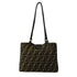 Vintage Shoulder Bag Zucca Canvas Medium