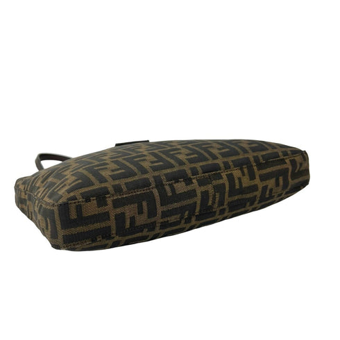 Vintage Shoulder Bag Zucca Canvas Medium