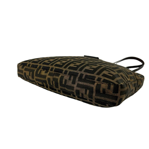 Vintage Shoulder Bag Zucca Canvas Medium