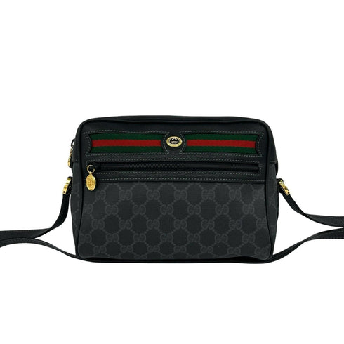 Ophidia Shoulder Bag GG Coated Canvas Small