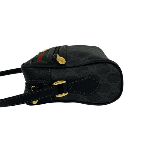 Ophidia Shoulder Bag GG Coated Canvas Small
