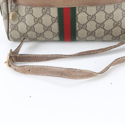 Ophidia Shoulder Bag GG Coated Canvas Small