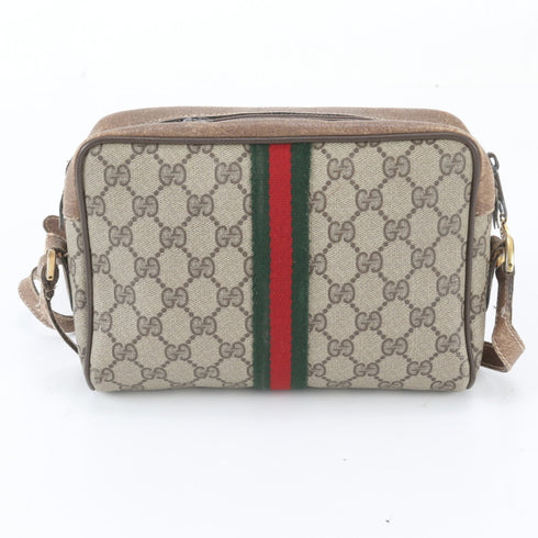 Ophidia Shoulder Bag GG Coated Canvas Small