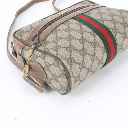 Ophidia Shoulder Bag GG Coated Canvas Small