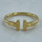 T Wire Ring 18K Yellow Gold