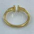 T Wire Ring 18K Yellow Gold
