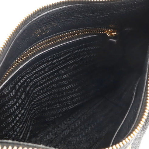 Striped Strap Zip Hobo Vitello Daino Medium