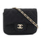 Classic Flap Chain Belt Bag Quilted Jersey Mini