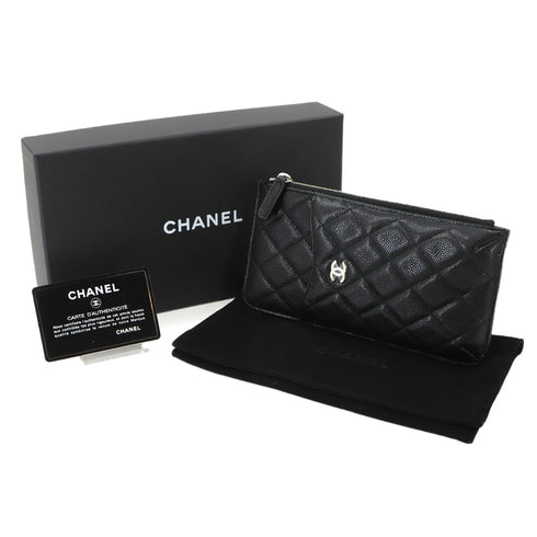 O Phone Holder Crossbody Bag Quilted Caviar