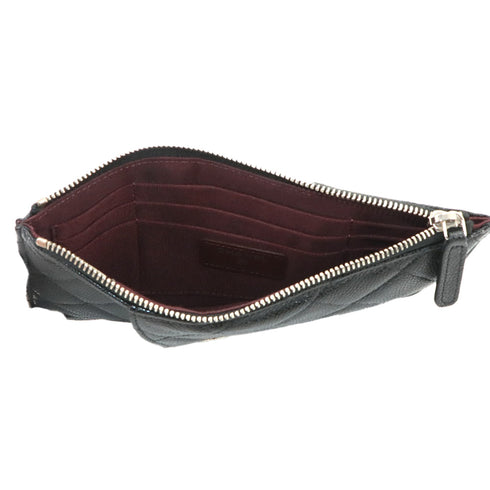 O Phone Holder Crossbody Bag Quilted Caviar