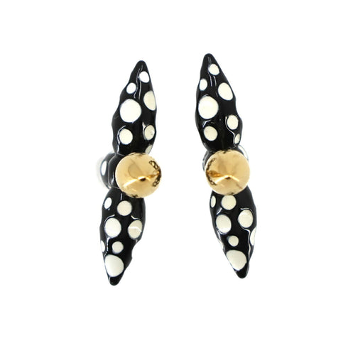 Earrings Gold-Tone Metal