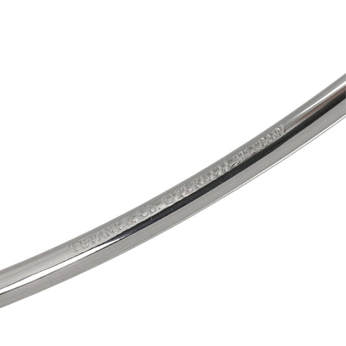 Double Teardrop Bangle Sterling Silver Bracelet