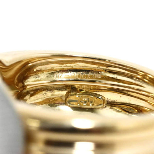 Happy Diamonds Heart 1 Ring 18K Yellow Gold and Diamond