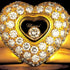 Happy Diamonds Heart 1 Ring 18K Yellow Gold and Diamond