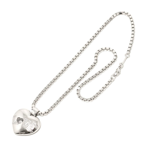 Happy Diamonds Pendant Necklace 18K White Gold