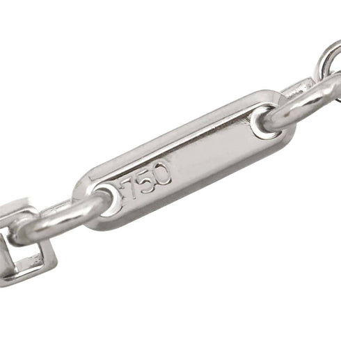 Happy Diamonds Pendant Necklace 18K White Gold