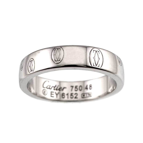 Happy Birthday Ring 18K White Gold