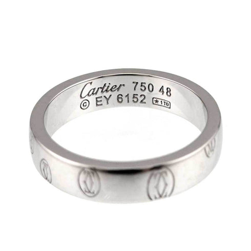 Happy Birthday Ring 18K White Gold
