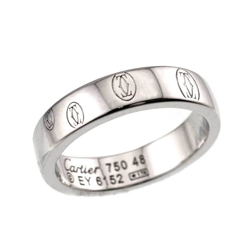 Happy Birthday Ring 18K White Gold